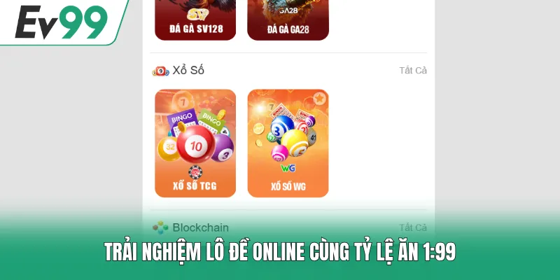 Home 24 Trải nghiệm lô đề online cùng tỷ lệ ăn 1:99